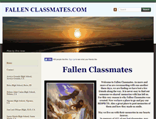 Tablet Screenshot of fallenclassmates.com